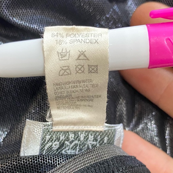 Vintage La Senza Lingerie Shiny Black Maxi Sleep Dress Nightgown Lingerie S - Picture 4 of 16